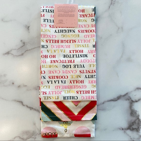 KATE SPADE 3-Piece Holiday Towel Set - Picture 5 of 8